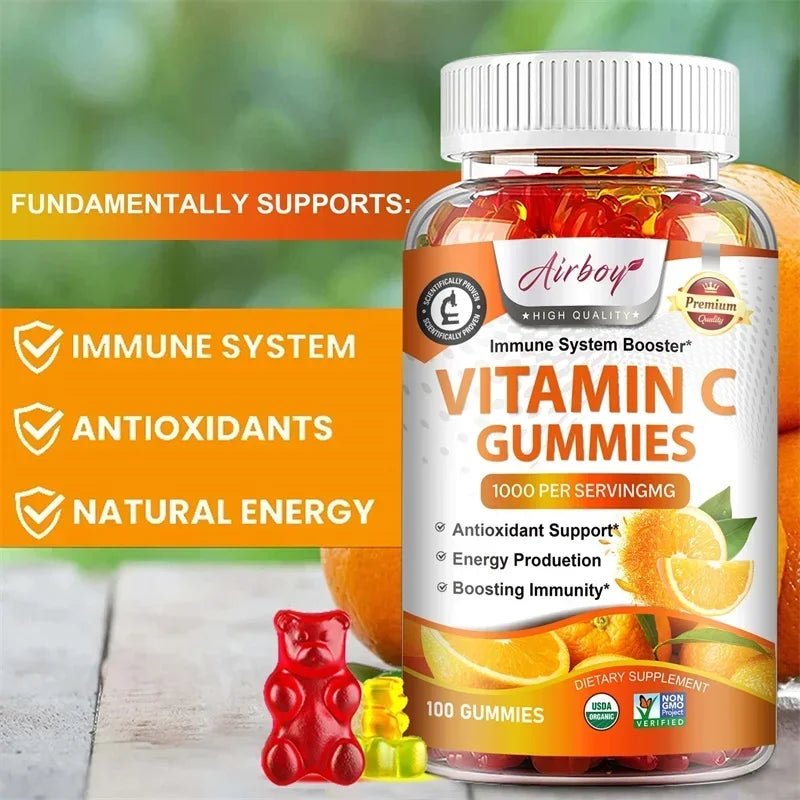 Vitamin C Gummies – Immune, Skin &amp; Antioxidant Support