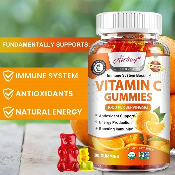 Vitamin C Gummies – Immune, Skin &amp; Antioxidant Support