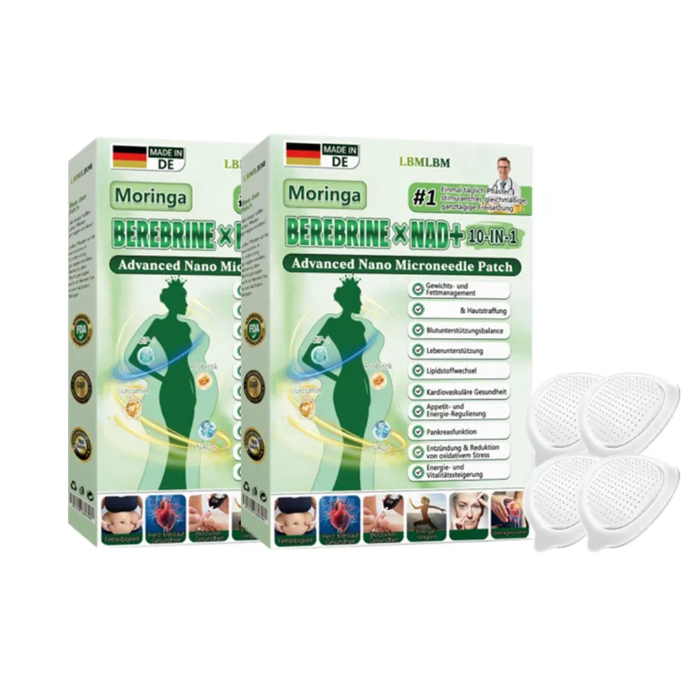 Moringa Berberine NAD+ Microneedle Patch – Weight Management