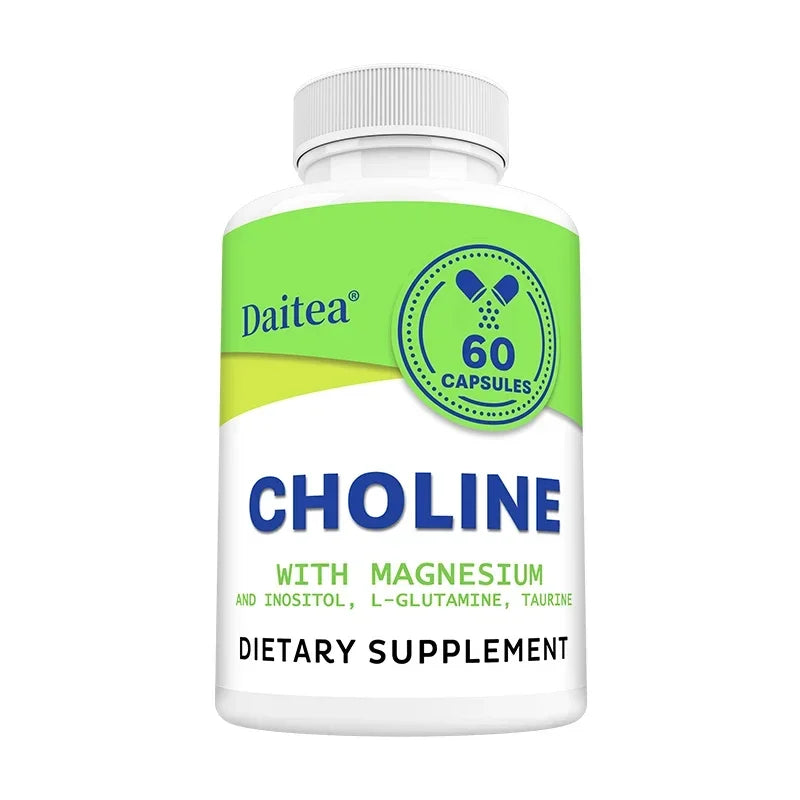 Choline Capsules – Brain, Memory, Liver &amp; Metabolism Support