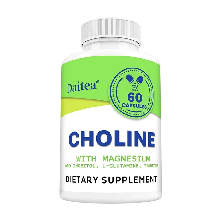 Choline Capsules – Brain, Memory, Liver &amp; Metabolism Support