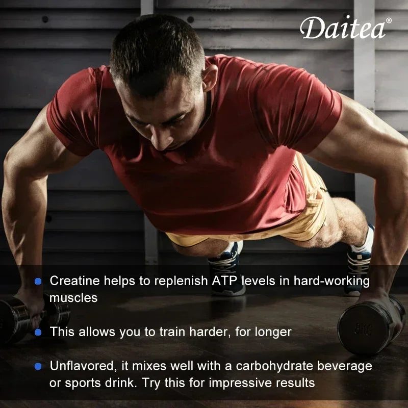 Creatine Monohydrate Supplements - Pre/Post Workout, Fitness, Strength, Muscle Building Supplements