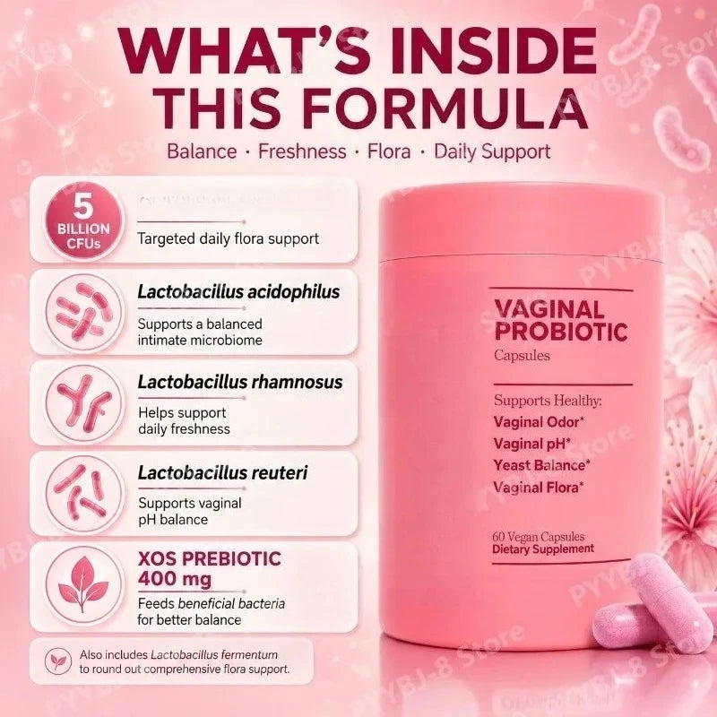 Women’s Probiotic Capsules – Lactobacillus &amp; Prebiotics