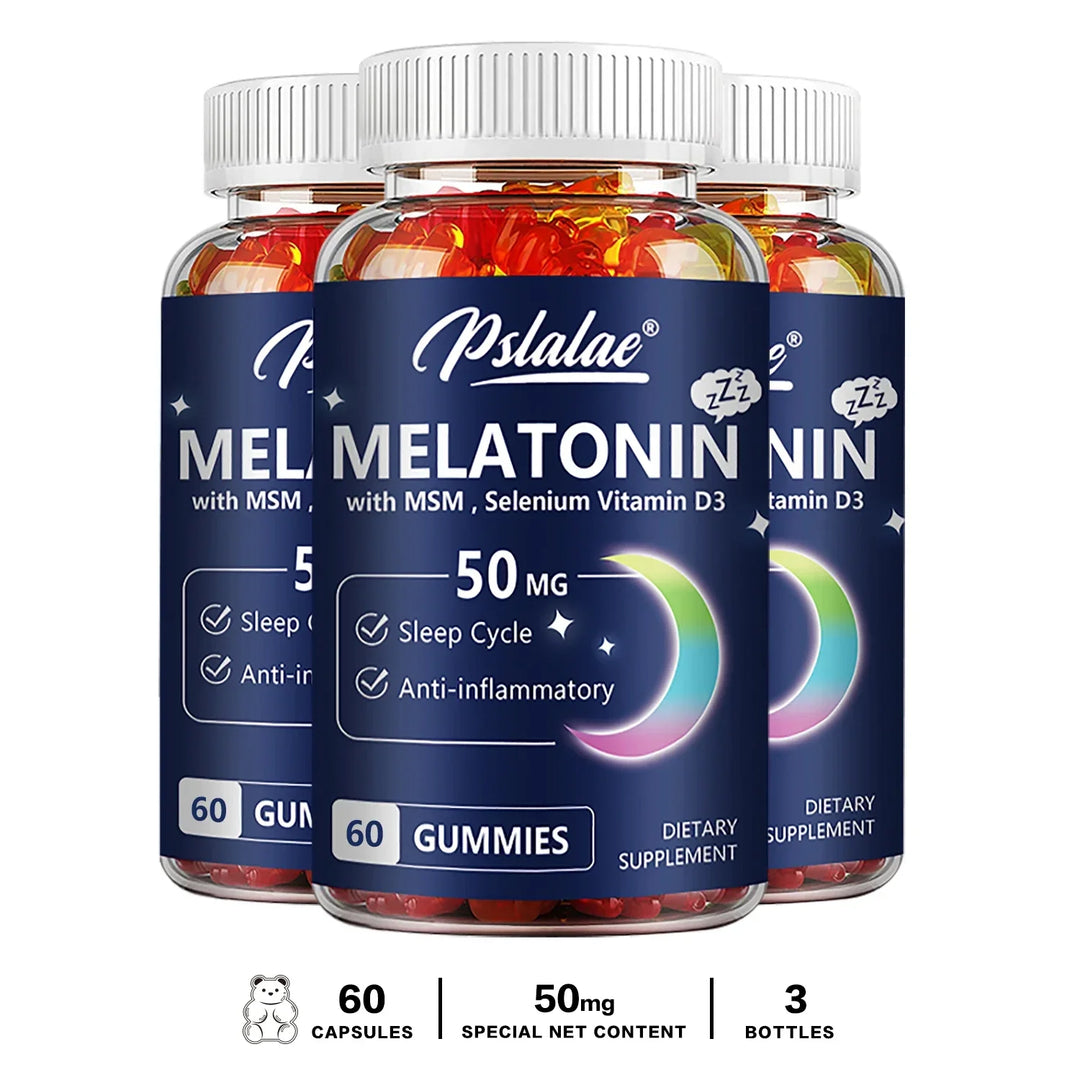 Melatonin 50mg Gummies – Sleep &amp; Stress Support