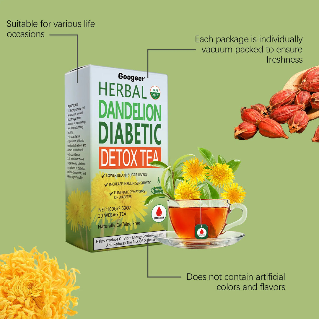 Natural Herbal Detox Tea Bags – Wellness &amp; Weight Support