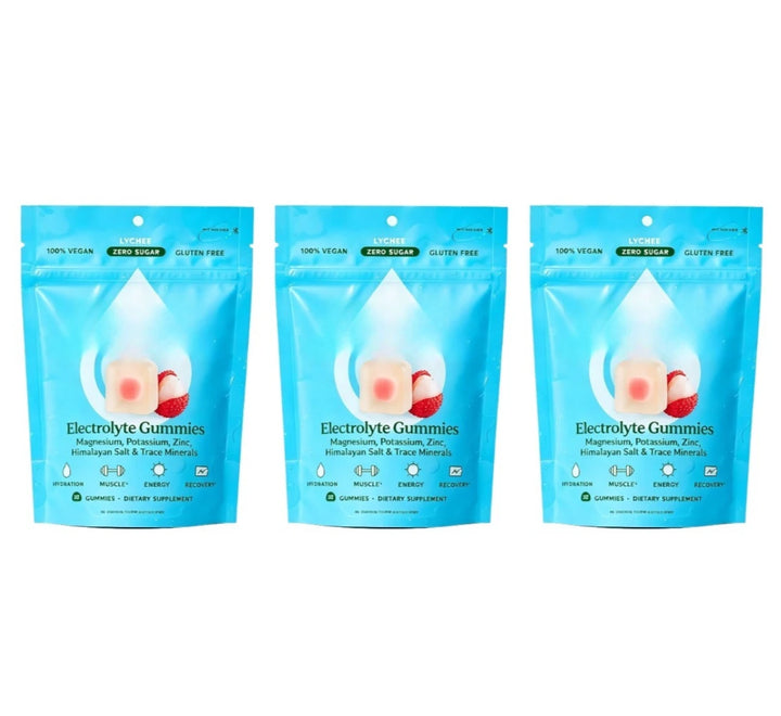 Electrolyte Gummies – Vegan, Zero Sugar, Magnesium, Potassium &amp; Vitamin C, 42 Count