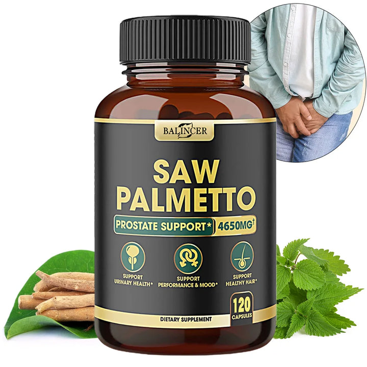 Saw Palmetto Capsules – Prostate &amp; Men’s Wellness Support