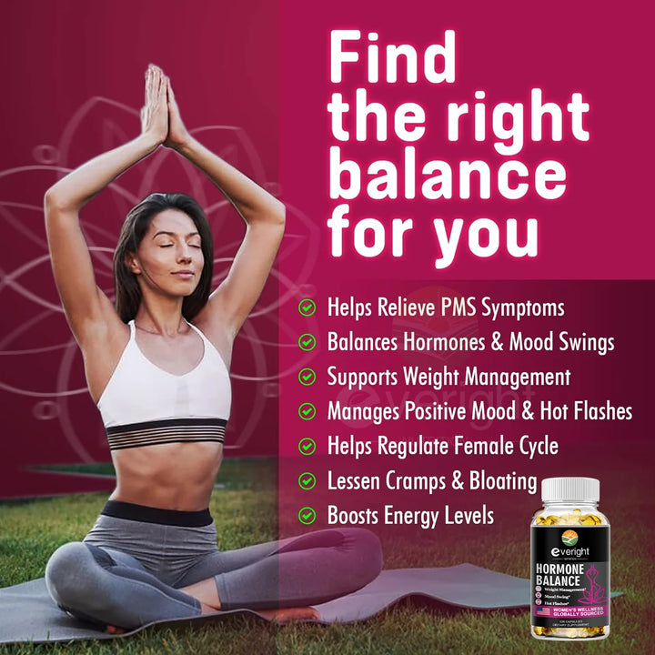 Women’s Hormone Balance Capsules – Menopause &amp; Stress Support