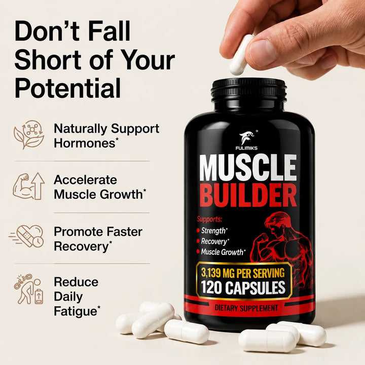 Muscle Builder Sports Capsules – Strength &amp; Recovery Support