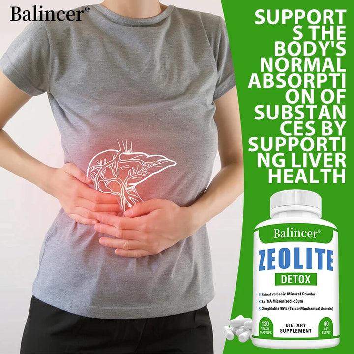 Zeolite is a pure natural mineral that supports kidneys, digestive system health, enhances immunity, and removes toxins