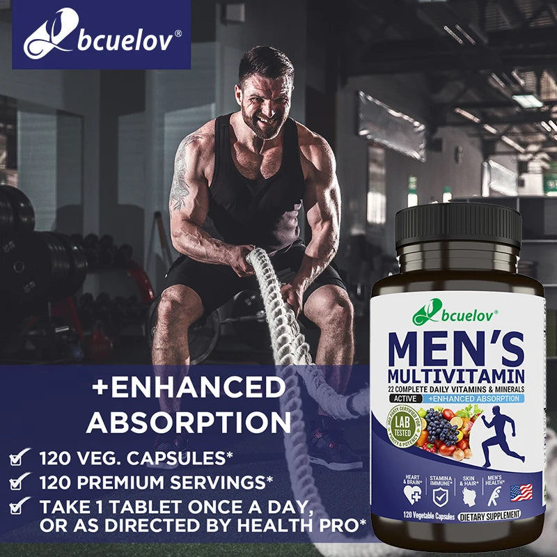 Men’s Multivitamin &amp; Mineral Capsules – Daily Wellness
