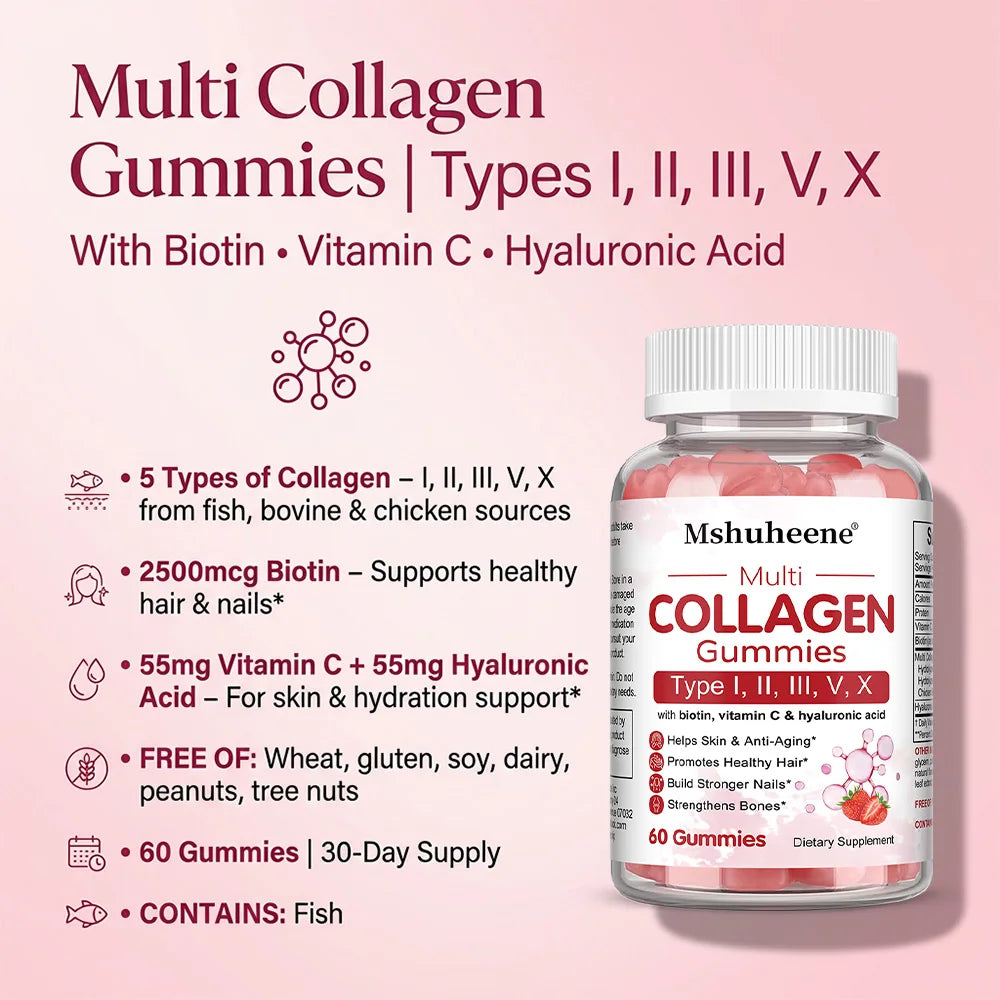 Collagen Complex Gummies – Biotin &amp; Vitamin C