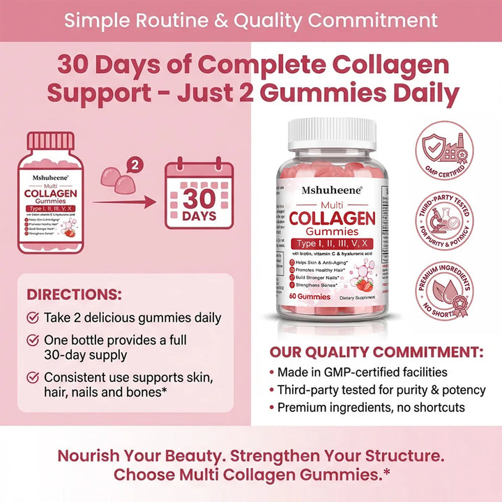 Collagen Complex Gummies – Biotin &amp; Vitamin C