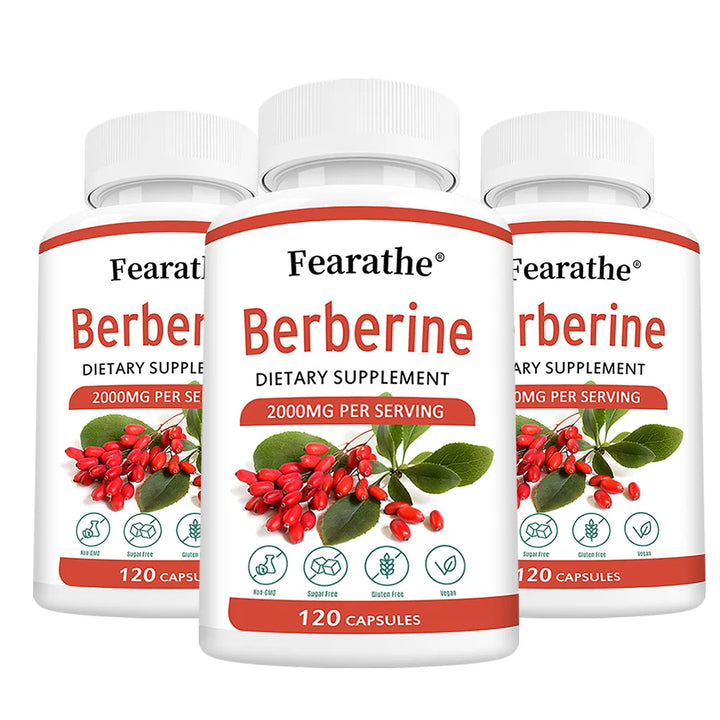 Berberine HCl 2000mg Capsules – Metabolic &amp; Wellness Support