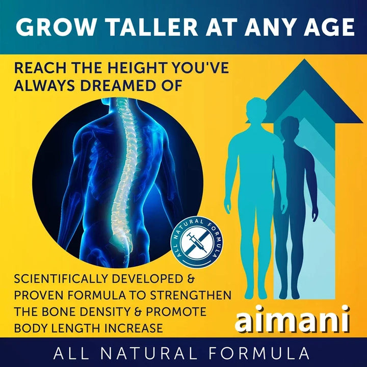 Vitamin D3 + Calcium and Zinc Nutritional Supplement, Natural Height Growth, Suitable for Adults and Children