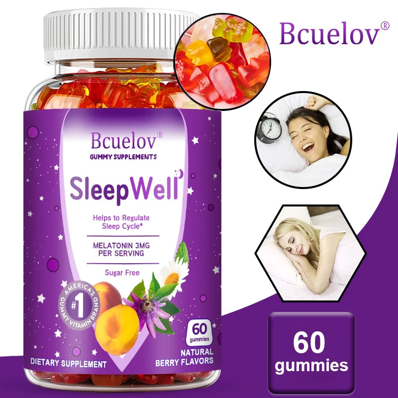 Melatonin 3mg Gummies – Sleep &amp; Rest Support
