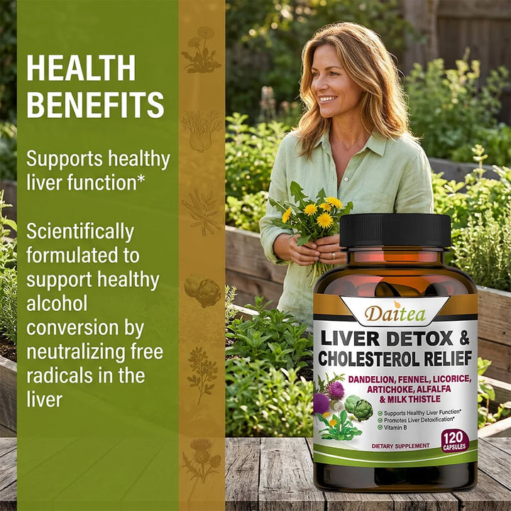 Liver Cleanse Detox &amp; Repair - with Artichoke, Dandelion, Liver &amp; Kidney Health, Liver Cleanse, Detox &amp; Repair