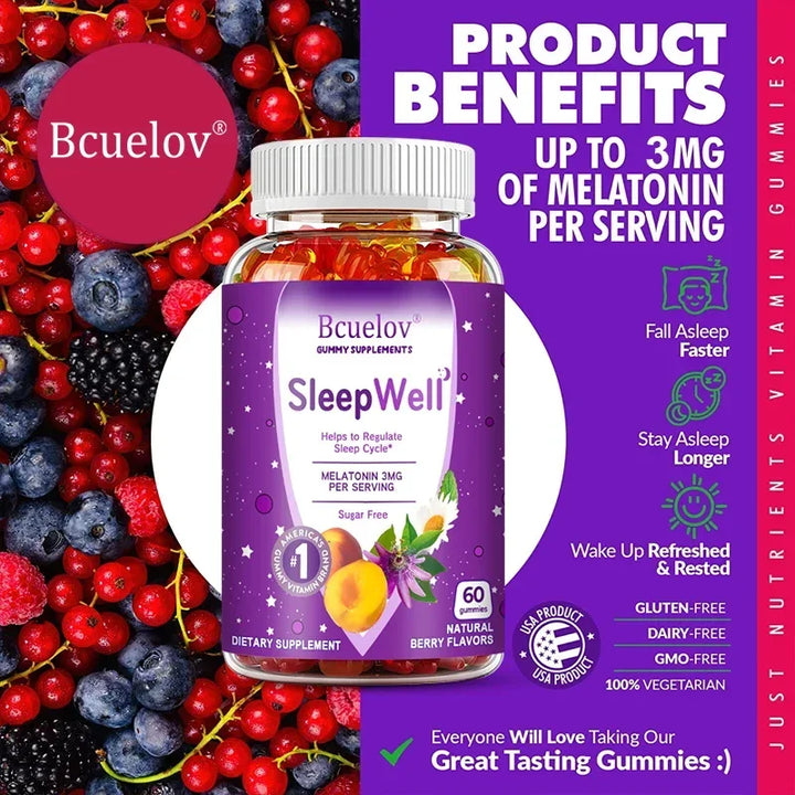 Melatonin 3mg Gummies – Sleep &amp; Rest Support