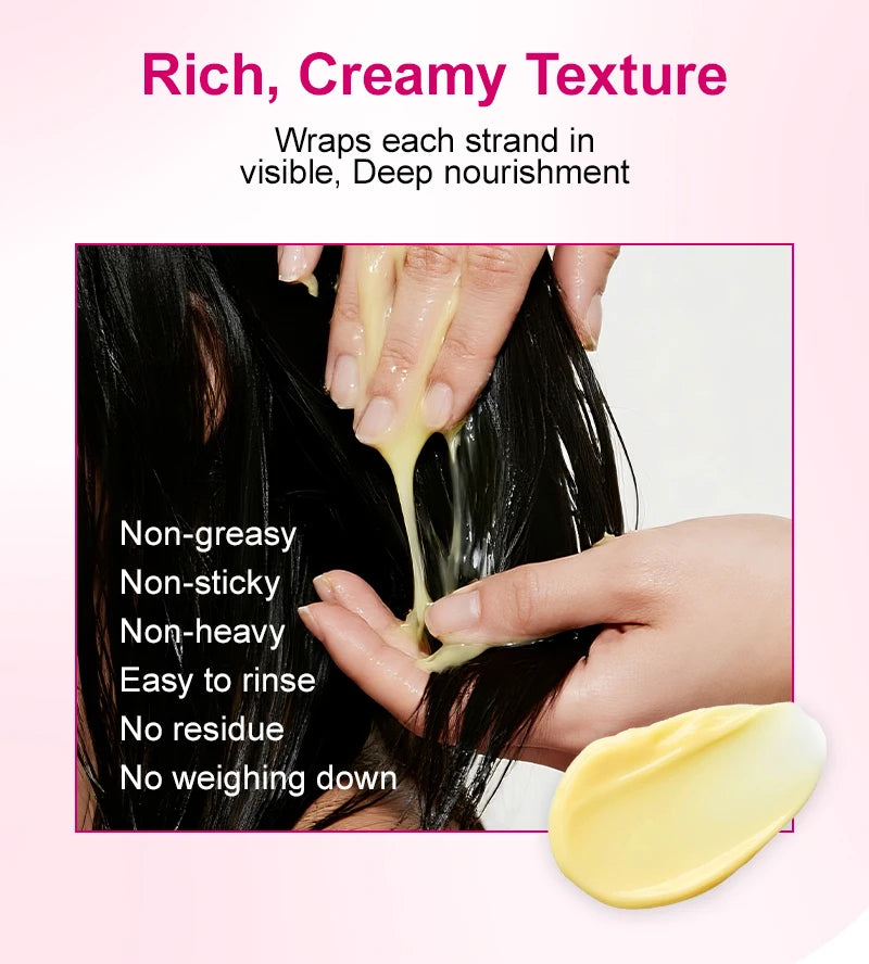 PURC 200g Keratin Hair Mask Straightening Smoothing Collagen Hair Treatment Mask Nourish Repair Damaged Frizz Hair Care Product