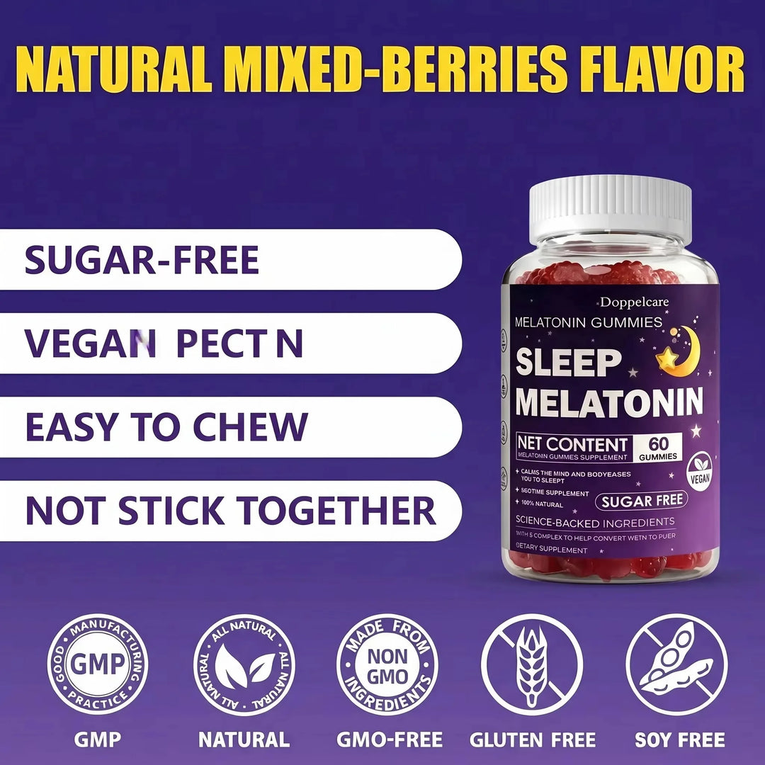 Melatonin 10mg Gummies – Magnesium &amp; Ashwagandha
