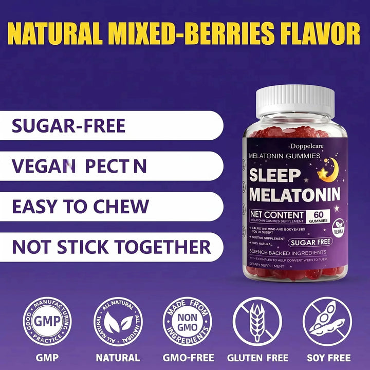 Melatonin 10mg Gummies – Magnesium &amp; Ashwagandha