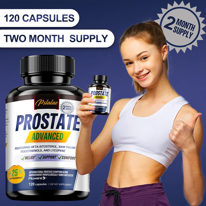 Prostate Supplement - Relieve Bladder &amp; Urination Problems, Improves Immunity, Supports Prostate and Urinary Tract Health