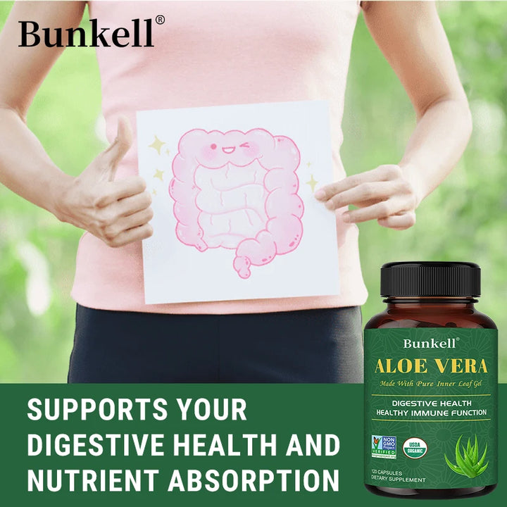 Extra Strength Aloe Vera Weight Loss Capsules - Natural Appetite Suppressant Fat Blocker, Blood Sugar &amp; Digestion Health Support