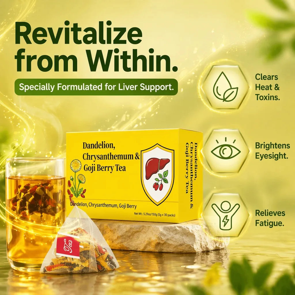 Eye Care Herbal Tea – Dandelion, Chrysanthemum &amp; Goji Berry