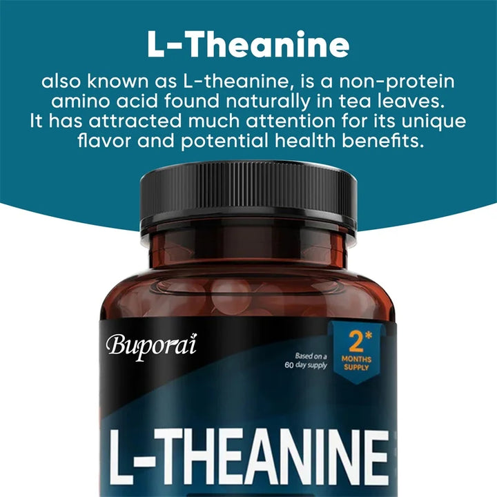 L-Theanine 400mg – Relaxation &amp; Sleep Support