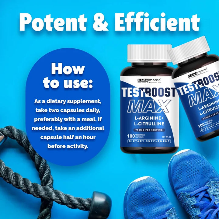 100 Caps | L-Arginine + L-Citrulline Complex | Energy &amp; Enlargement  Size Growth Male Support | Experts Clinically Studied