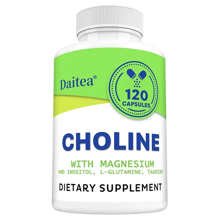 Choline Capsules – Brain, Memory, Liver &amp; Metabolism Support