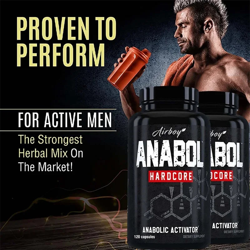 Anabol Hardcore Supplement - Helps Build Lean, Firm, High-quality Muscle,Promoting Muscle Growth,Recovery &amp; Strength Enhancement