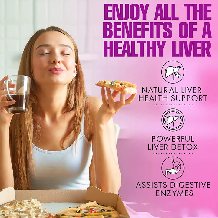 Vitamin B Silymarin &amp; Dandelion Root Liver Health Support, Antioxidant Support, Detoxification, Cleansing, Immunity, Men &amp; Women