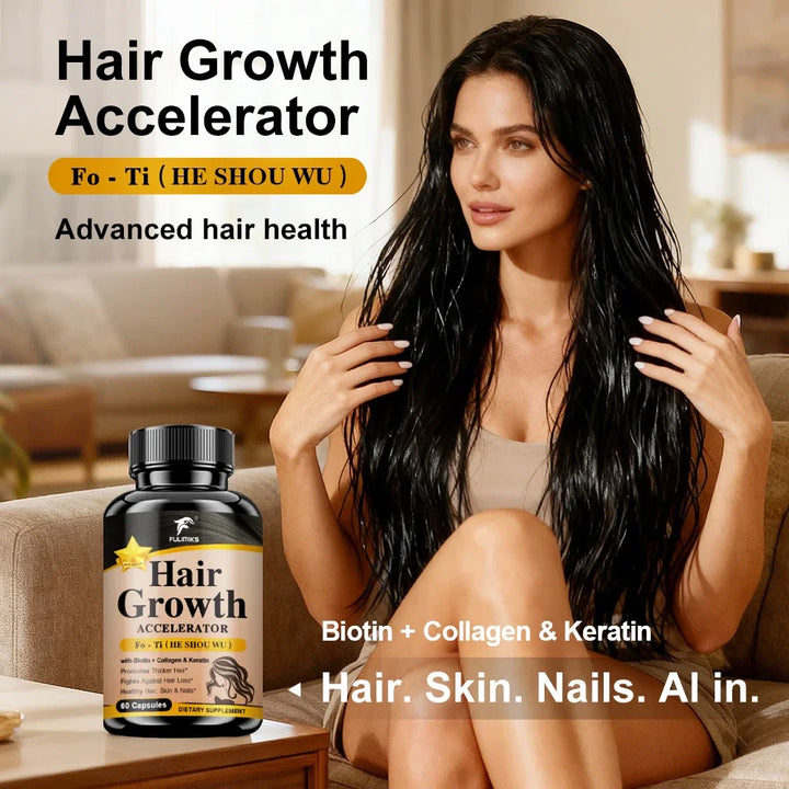 Hair Growth Vitamins Capsules – Hair, Skin &amp; Nails Support