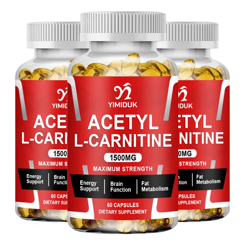 Acetyl L-Carnitine Capsules – Energy, Focus &amp; Metabolism Support