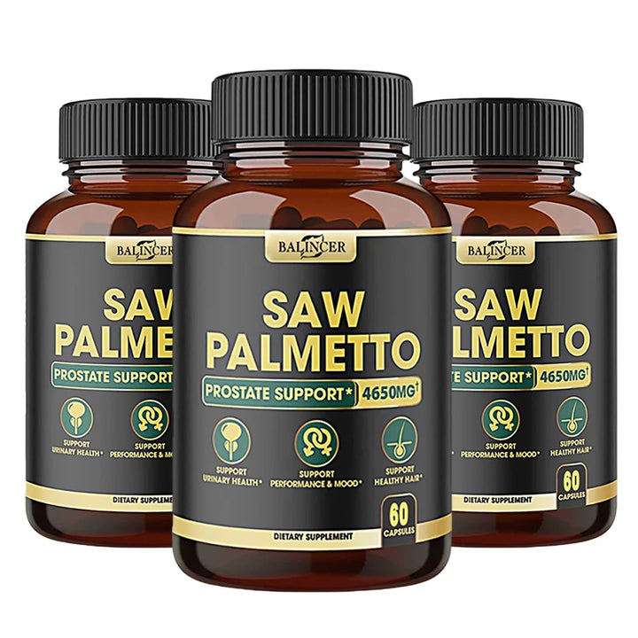 Saw Palmetto Capsules – Prostate &amp; Men’s Wellness Support
