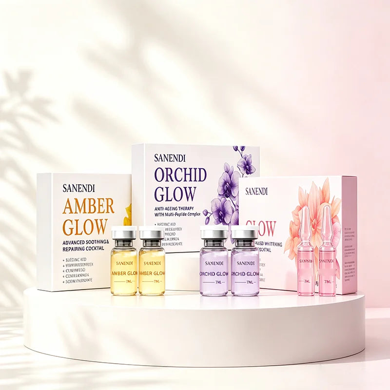 SANENDI Glow Cocktail Ampoule Serum – 5 Vials