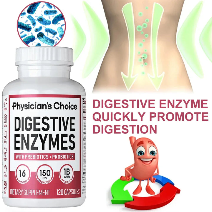 Organic Digestive Enzymes – Digestion &amp; Gut Health Support