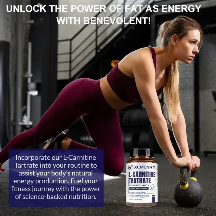 L-Carnitine Capsules – Energy, Focus &amp; Metabolism Support
