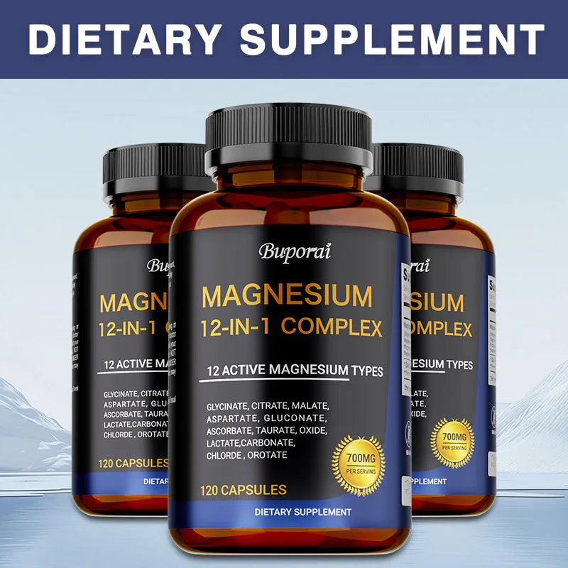 Magnesium Complex Capsules – Muscle, Bone &amp; Sleep Support