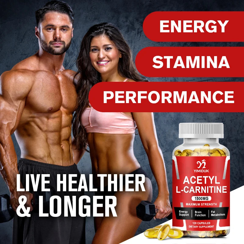 Acetyl L-Carnitine Capsules – Energy, Focus &amp; Metabolism Support