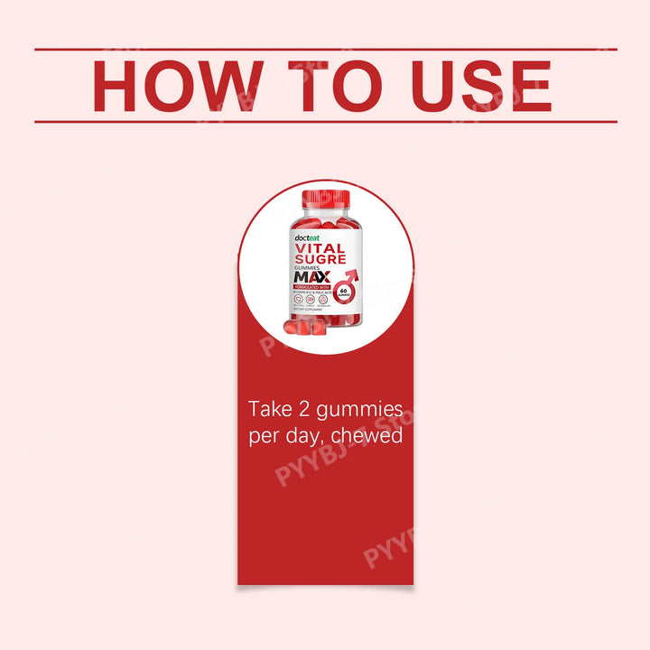 Men’s Energy Gummies – Beet Root, B12 &amp; Folic Acid