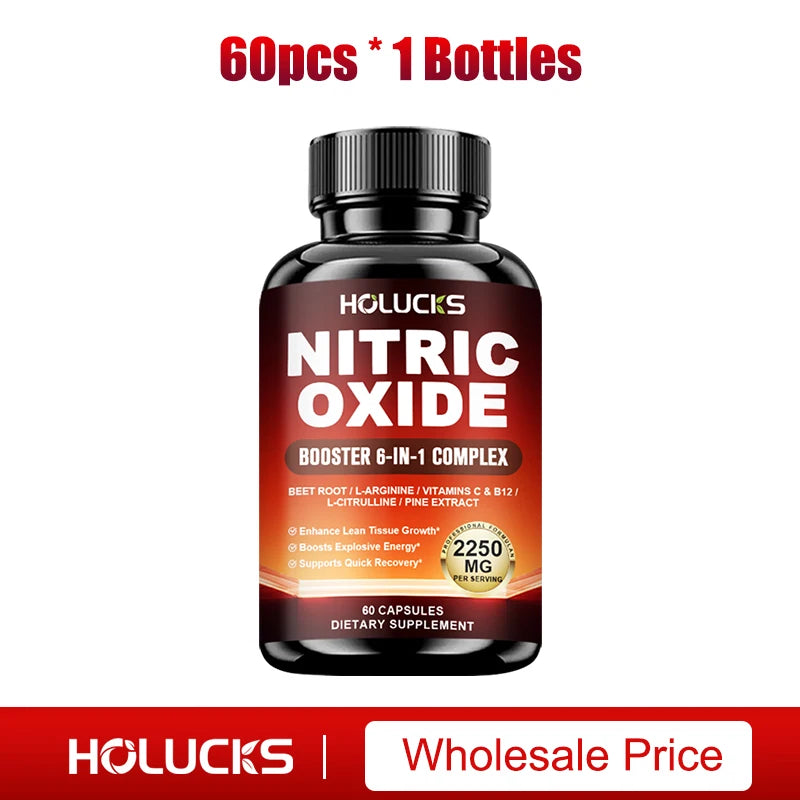 Nitric Oxide Pre-Workout Booster – Energy &amp; Endurance
