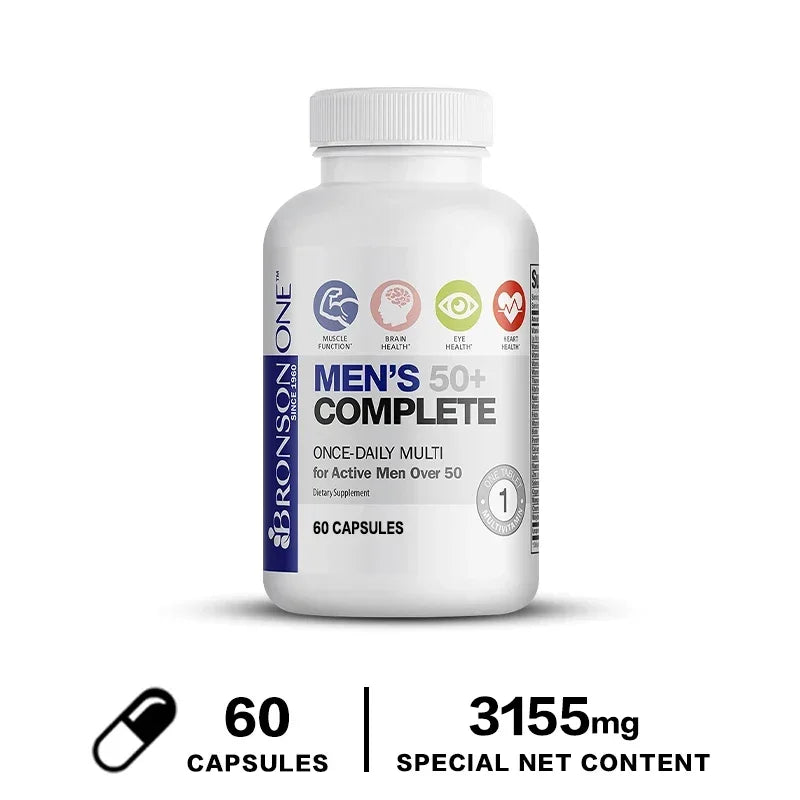 Men’s 50+ Multivitamin &amp; Multimineral – 120 Capsules