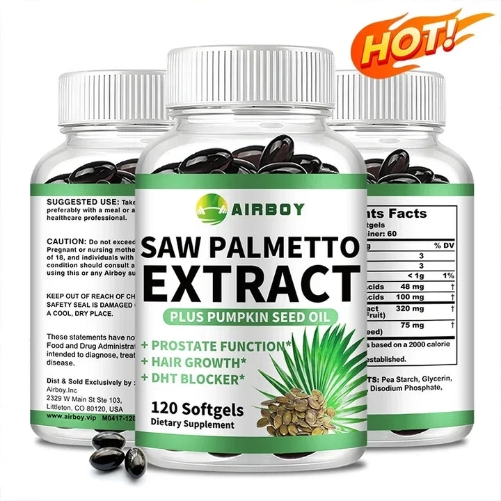 Saw Palmetto Supplement – Prostate &amp; Hair Support