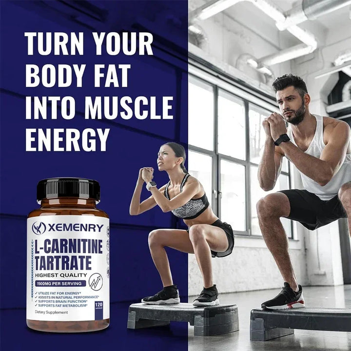 L-Carnitine Capsules – Energy, Focus &amp; Metabolism Support