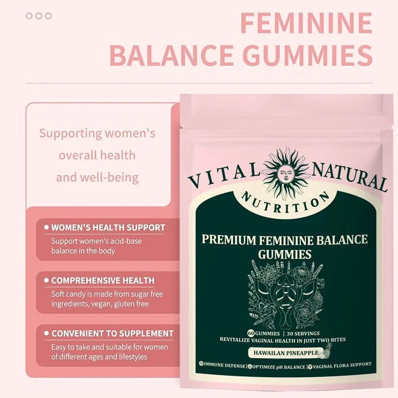 Feminine Balance Gummies – Women’s Wellness &amp; Immune Support