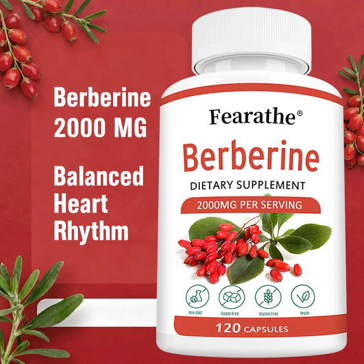 Berberine HCl 2000mg Capsules – Metabolic &amp; Wellness Support