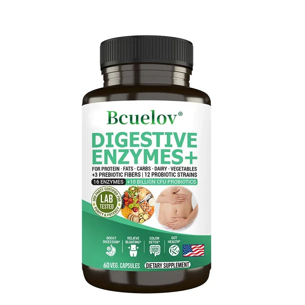 Digestive Enzymes with Prebiotics &amp; Probiotics – 10B CFU