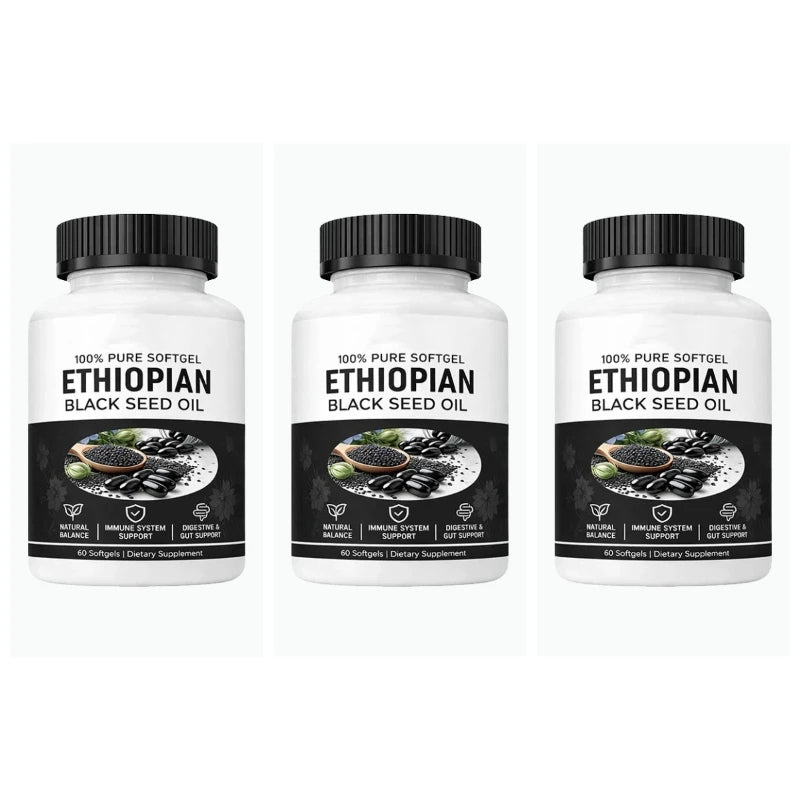 Ethiopian Black Seed Oil Capsules – 60 Softgels
